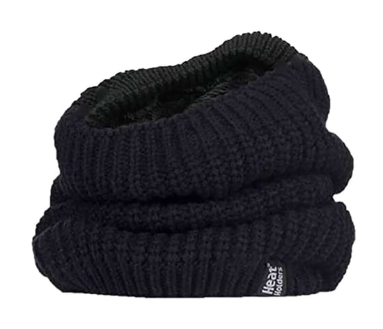 Señoras grueso invierno cálido forro polar Chunky Calentador de cuello térmico de punto - Image 1