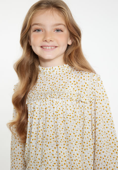 Dreimaster Blouse mustard - Image 5