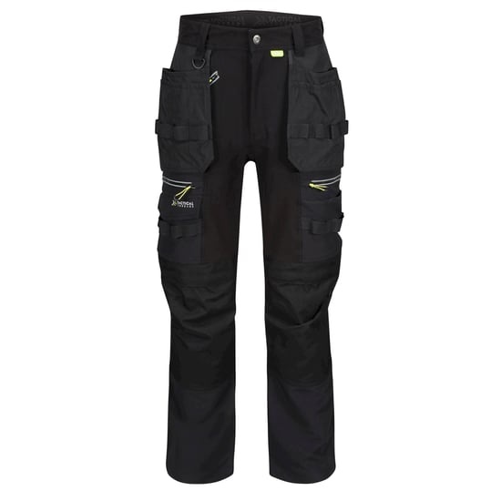 Regatta Mens Infiltrate Softshell Stretch Work Trousers (Black) - Image 1