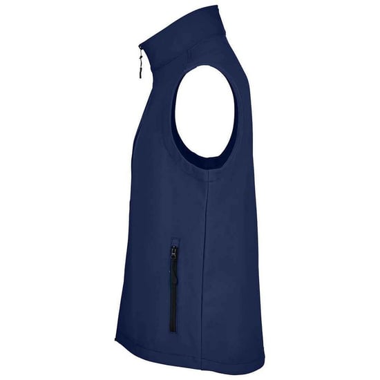 SOLS Unisex Adult Race Softshell Gilet (French Navy) - Image 3