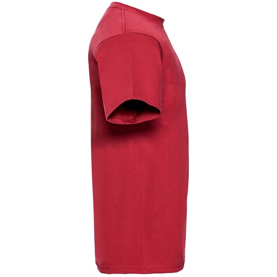 Russell Mens Classic Combed Cotton Heavyweight T-Shirt (Classic Red) - Image 3