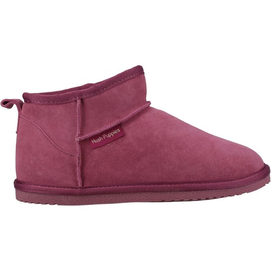 Hush Puppies Ashanti Suede Women's Pink Slippers - Image 4