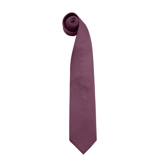 Premier Mens Colours Fashion Tie (Purple) - Image 1