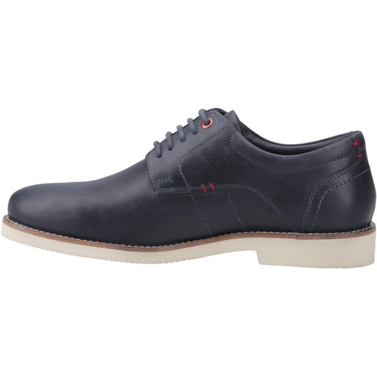 Pod Hampton Leather Men's Navy Lace-Up Shoes - Image 4
