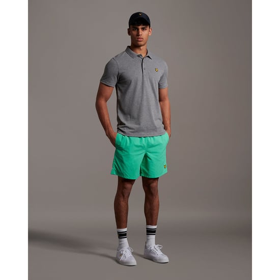 Camiseta polo deportiva de manga corta Lyle & Scott en gris - Image 5
