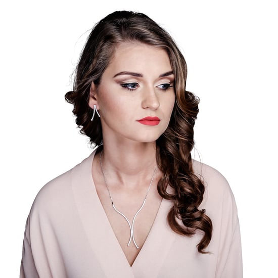 Orphelia Women's 925 Sterling Silver Set: Necklace + Earrings - Silver SET-066 - Image 4