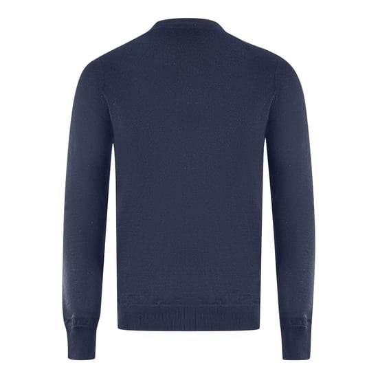 Jersey de golf azul marino con cuello redondo de Lyle & Scott - Image 2