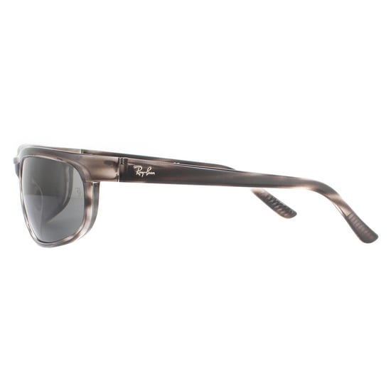 Ray-Ban Sunglasses Predator II RB2027 6430B1 Striped Grey Havana  Dark Grey
