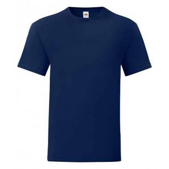 Fruit Of The Loom Mens Iconic T-Shirt (Pack of 5) (Navy) - Image 1