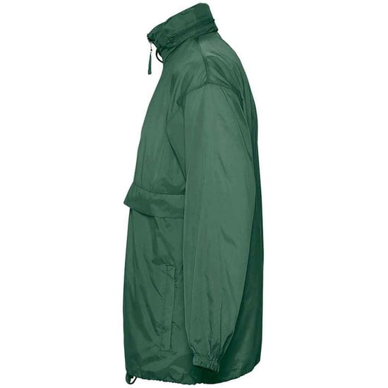 SOLS Unisex Adult Surf Windbreaker (Forest Green) - Image 3
