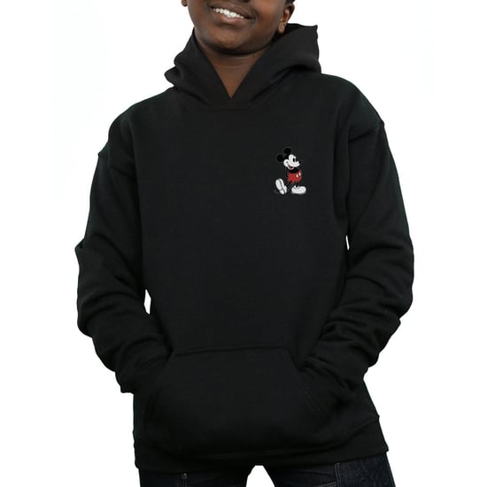 Disney Boys Mickey Mouse Kickin Retro Chest Hoodie (Black) - Image 4
