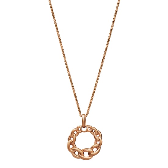 Orphelia 'Estelle' Women's 925 Sterling Silver Set: Chain-Pendant + Earrings - Rose SET-7516/RG - Image 2