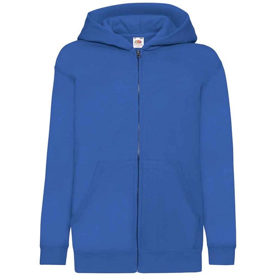 Fruit Of The Loom Childrens/Kids Hooded Sweatshirt (Royal Blue) - Image 1