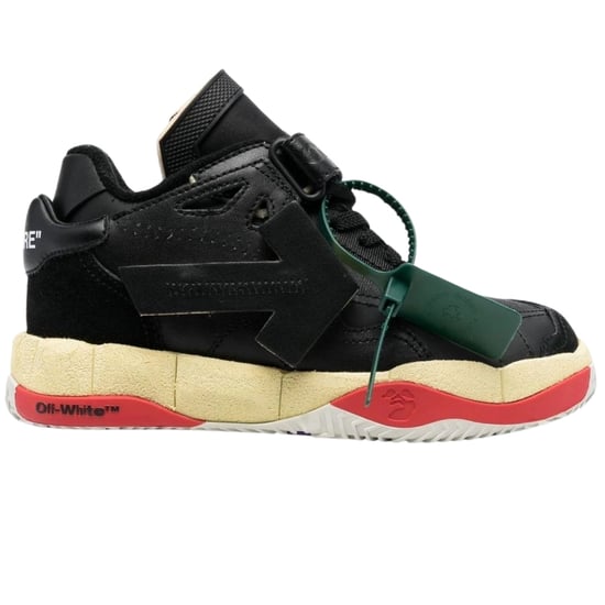 Off-White Zapatillas bajas Puzzle Couture en negro - Image 1