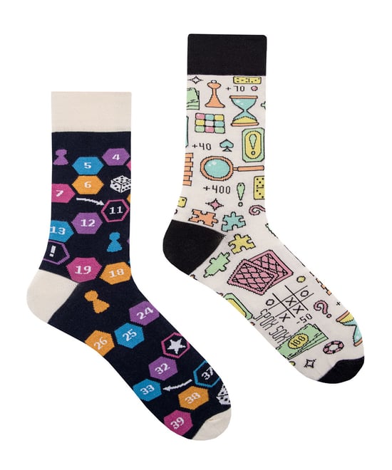 SPOX SOX - Calcetines Desparejados para Hombre y Mujer - Juegos de Mesa - Image 1