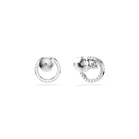 Swarovski 'Dextera' Women's Base Metal Stud Earrings - Silver 5692262 - Image 4