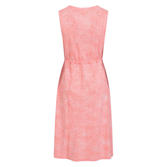 Mountain Warehouse Womens/Ladies Bahamas Floral Sleeveless Dress (Coral) - Image 2