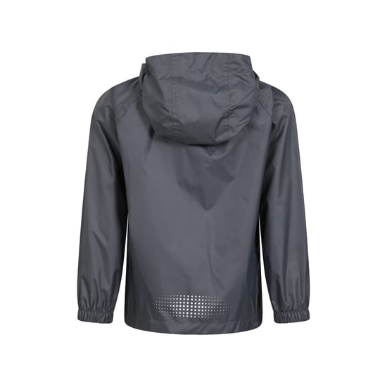 Mountain Warehouse Childrens/Kids Pakka II Waterproof Jacket (Grey) - Image 2