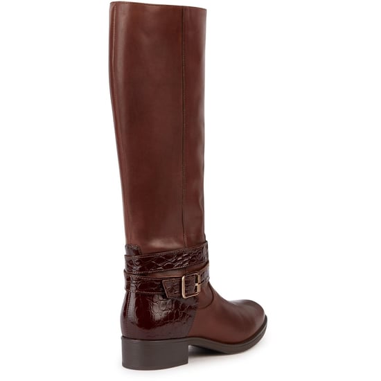Geox D Felicity Leather Women's Brown Boots - Image 2