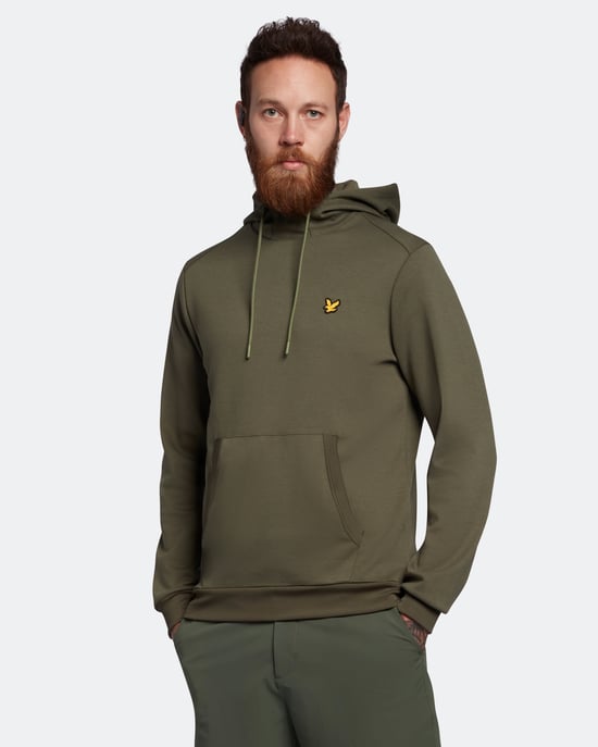 Lyle & Scott Golf Hoodie in Green - Image 1