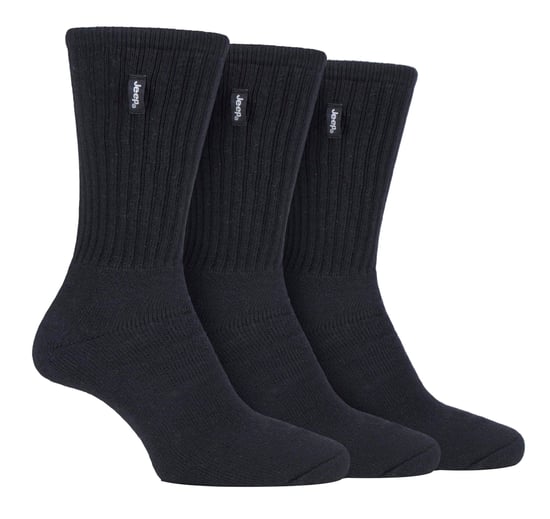 JEEP - 3 Pares de Calcetines de Algodón Vintage para Hombre Acolchados para Botas de Senderismo - Image 1