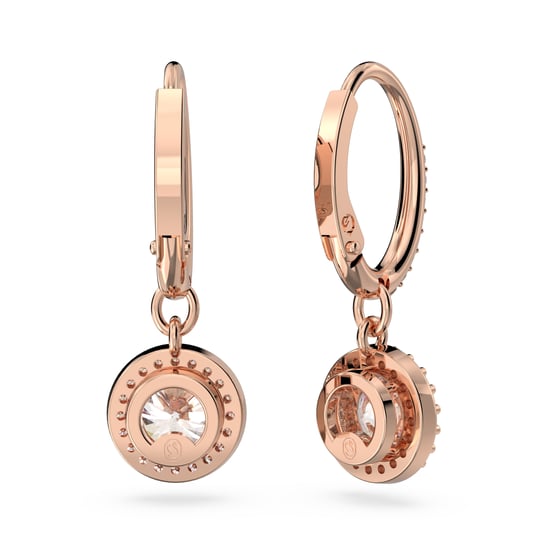 Swarovski 'Constella' Women's Gold Plated Metal Drop Earrings - Rose 5638769