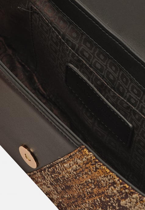 Laura Ashley Black-Gold CrossBody Bag