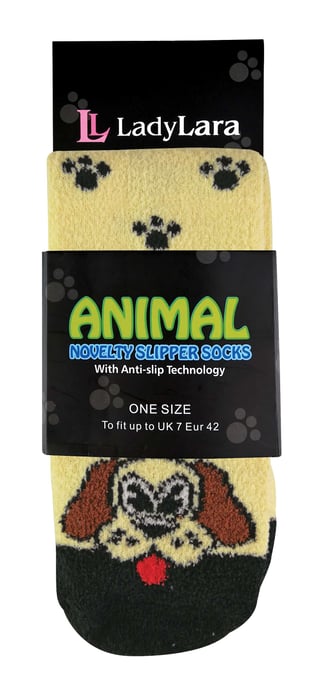 Calcetines antideslizantes para mujer con diseño de animales - Image 2