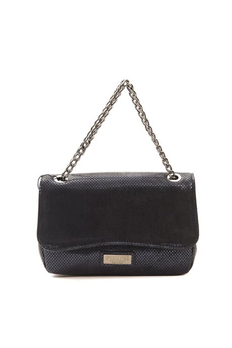 Bolso de hombro de cuero azul Pompei Donatella para mujer - Image 1