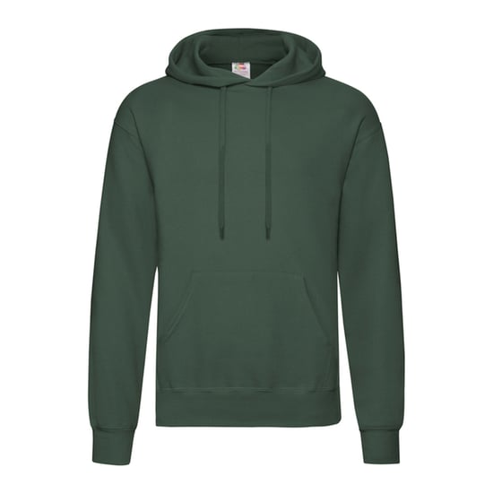 Fruit of the Loom Unisex Adult Polycotton Lightweight Hoodie (Bottle Green) - Image 1
