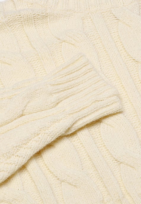 Mymo Turtleneck pullover women off-white - Image 3