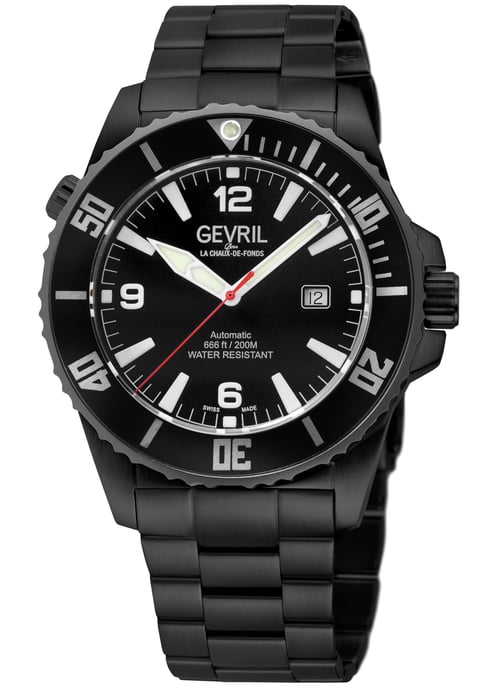 Gevril Canal Street 46603B Swiss Automatic Sellita SW200 Watch