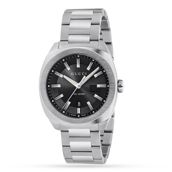 Gucci - Stainless Steel Bracelet Sunray Black Dial Men's Watch - Image 1