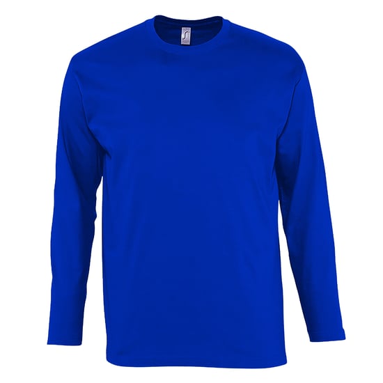 SOLS Mens Monarch Long Sleeve T-Shirt (Royal Blue) - Image 1