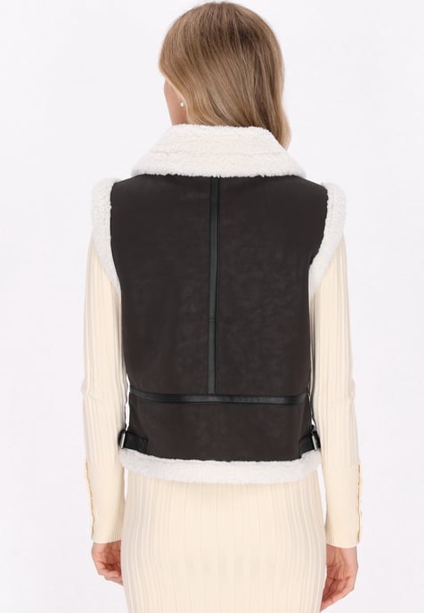 Dreimaster Vest women dark brown - Image 4