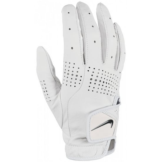 Nike Womens/Ladies Tour Classic III Leather 2020 Right Hand Golf Glove (White/Black) - Image 1