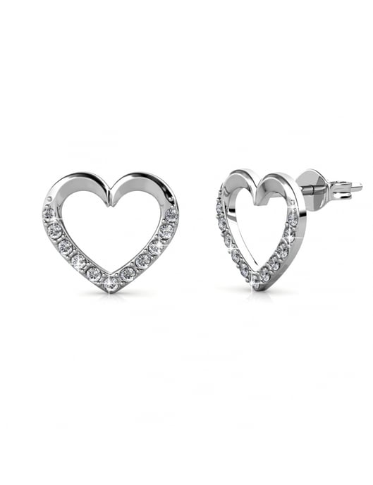 Pendientes Lovett - Plata y Cristal - Image 1