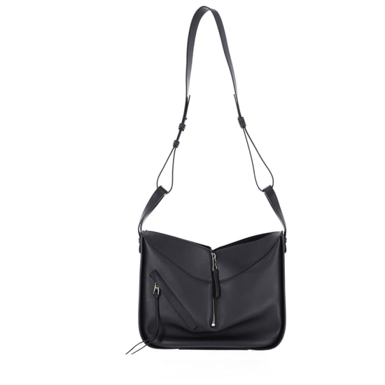 Loewe Small Hammock Bag in Black Calfskin Leather - Image 1