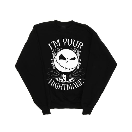Disney Womens/Ladies Nightmare Before Christmas Nightmare Sweatshirt (Black) - Image 1