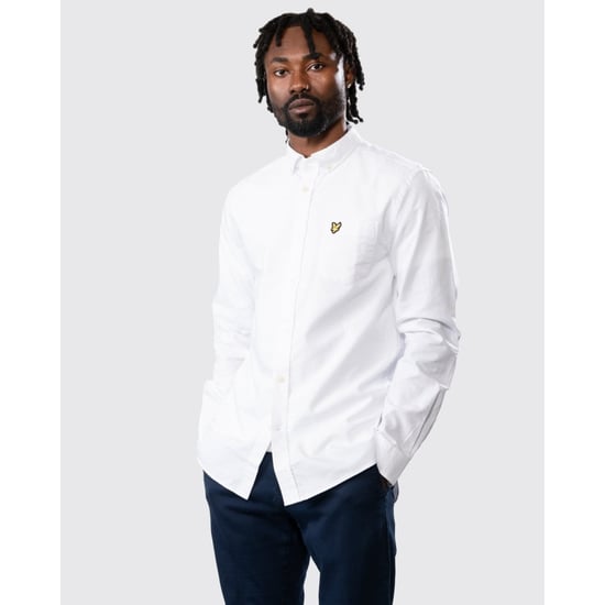 Lyle & Scott Regular Fit Light Weight Oxford Shirt in White - Image 1