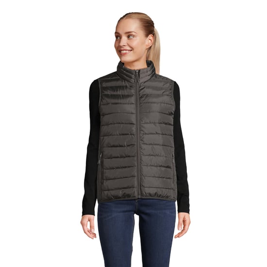 SOLS Womens/Ladies Stream Gilet (Charcoal Grey) - Image 1