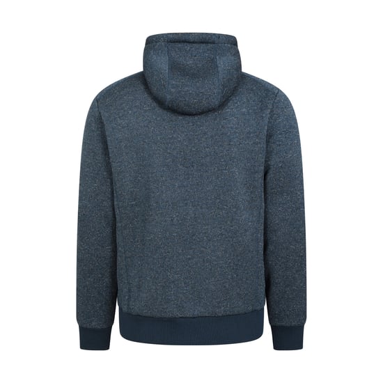 Mountain Warehouse Mens Nevis II Faux Fur Hoodie (Dark Blue) - Image 2