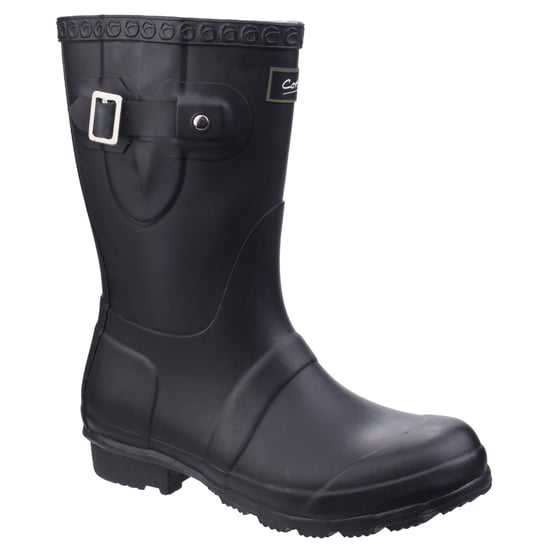 Cotswold Womens/Ladies Windsor Short Waterproof Pull On Wellington Boots (Black)