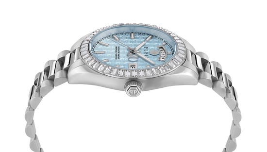 Philipp Plein Date Superlative Gent Men's Silver Watch PWPNA0524 - Image 2