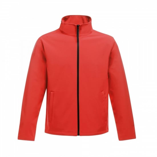 Regatta Womens/Ladies Ablaze Printable Soft Shell Jacket (Classic Red/Black)
