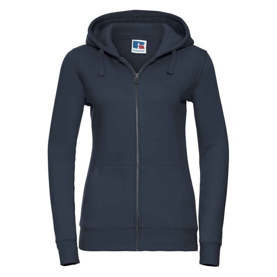 Russell Womens/Ladies Authentic Full Zip Hoodie (French Navy) - Image 1