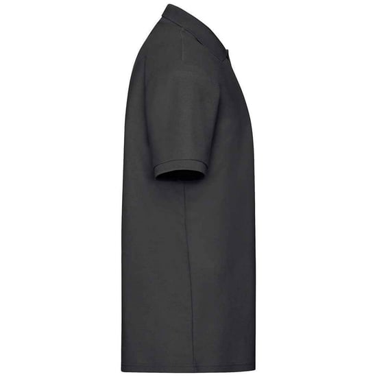 Fruit of the Loom Mens Pique Polo Shirt (Black) - Image 3