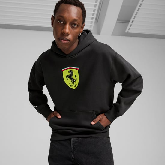 PUMA Mens Scuderia Ferrari Race Big Shield Hoodie - Image 3