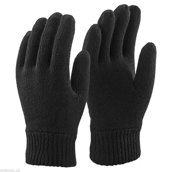 Guantes de invierno con forro térmico 3M Thinsulate negro para hombre - Image 1