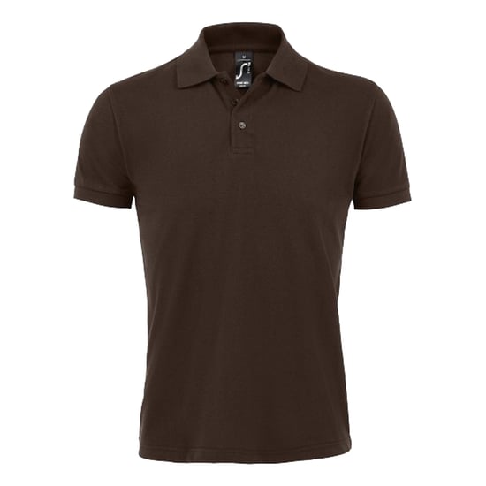 SOLS Mens Prime Polo Shirt (Chocolate) - Image 1